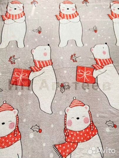 Плед новый мишки