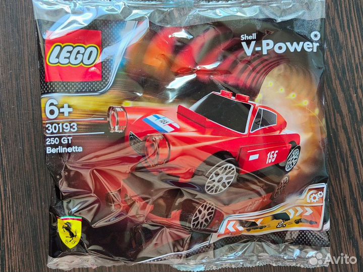 Машинка Lego Shell Ferrari (30190,30192,30193)