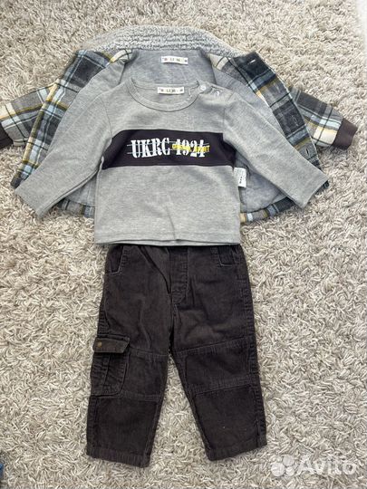 Джинсы, джинсовый комбинезон, костюм, р.86