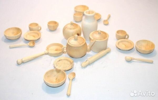 Набор деревянной посуды (22 предмета)
