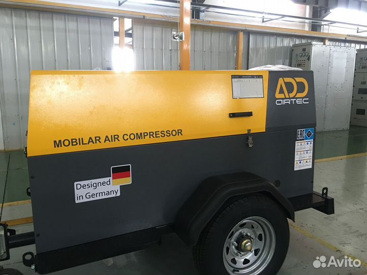 Компрессор дизельный винтовой 5 кубов в наличии