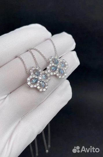 Золотое колье Harry Winston 1.1 ct 5.6 гр