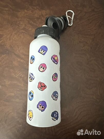 Бутылка для воды металлическая