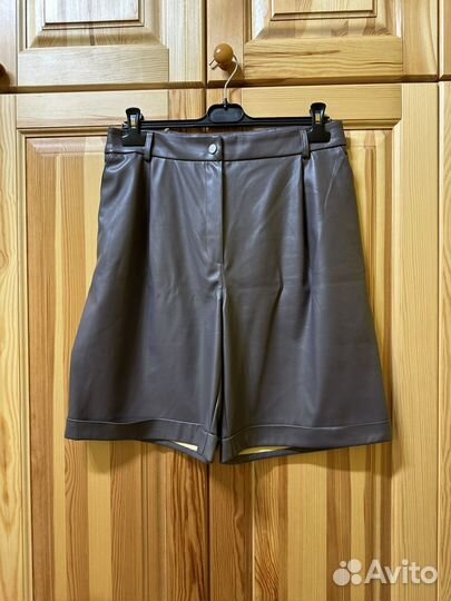Шорты экокожа размер 50