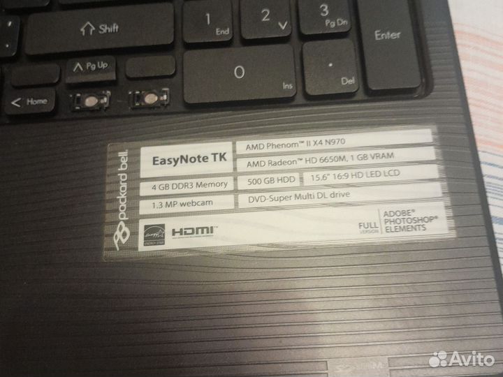 Продам ноутбук на запчасти