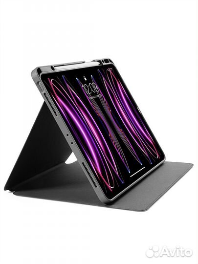 Чехол для iPad Pro 12.9 Tomtoc Tri-use Folio Brown