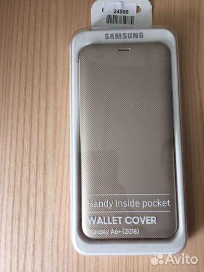 Чехол-книжка samsung a6+ plus