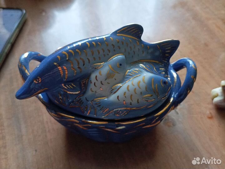 Икорница фарфор 