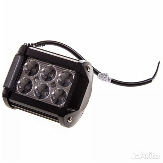 Skyway S07201009 Фара пр-тум универс 6 диодов, 18W