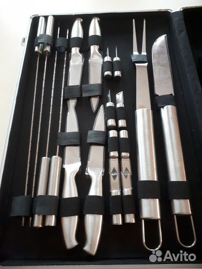 Набор повара для барбекю в кейсе sharper image