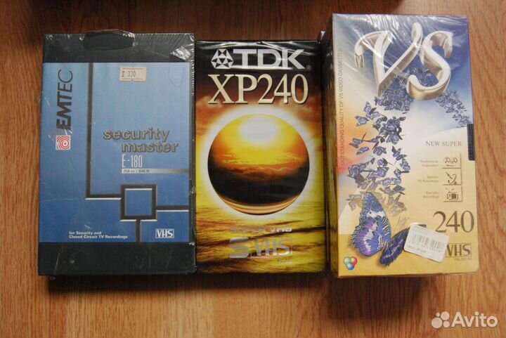 Кассеты VHS новые