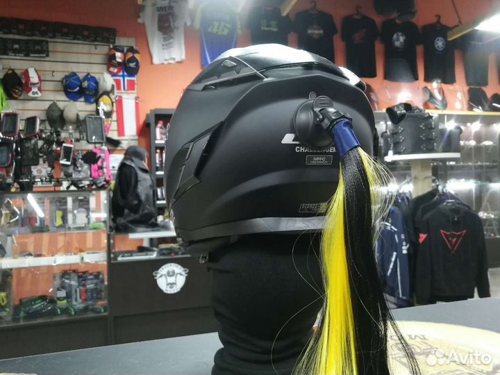 Мотокоса на шлем коса на мотошлем