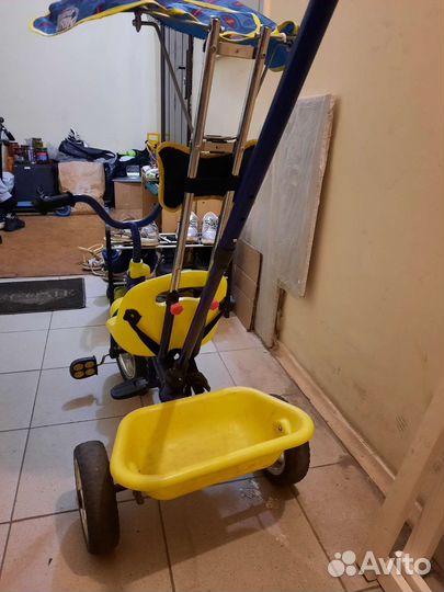 Детский трехколесный велосипед бу