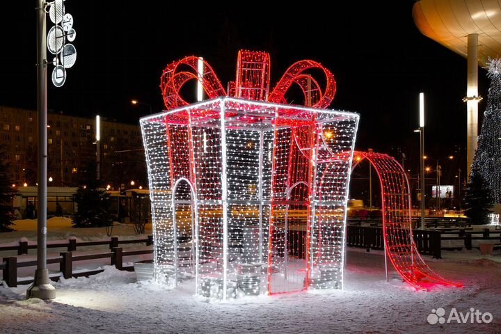 Светодиодная фигура Карета