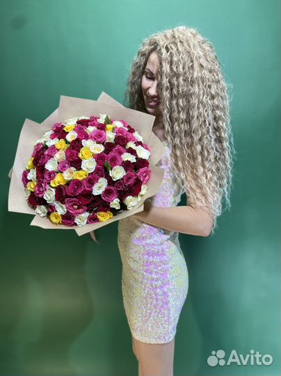 101 роза с бесплатной доставкой в Севастополе