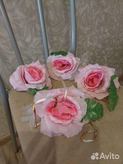 Украшения для машины на свадьбу