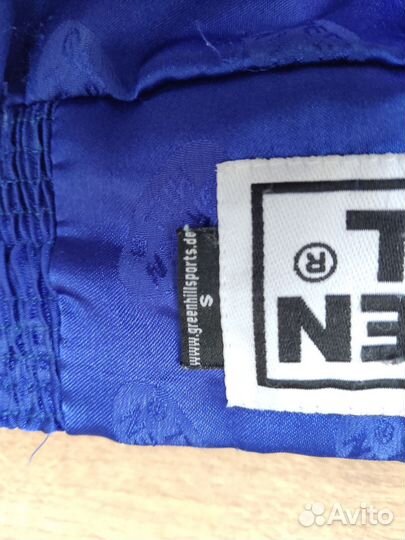 Штаны для кикбоксинга синие