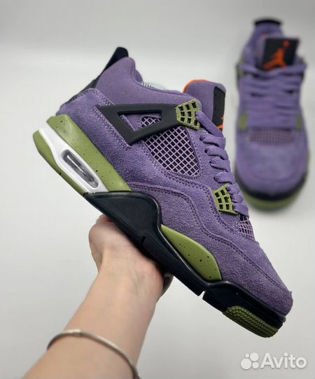 Кеды Nike Air Jordan 4 Retro зимние (с мехом)