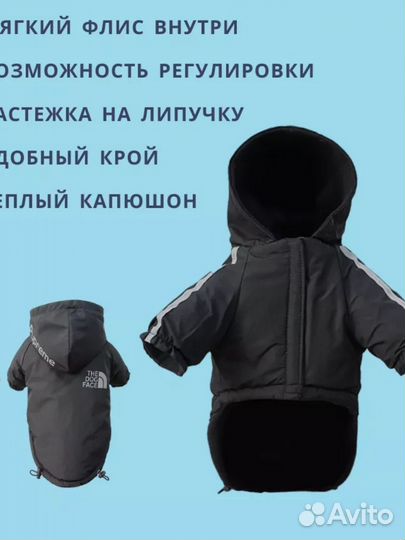 Зимняя куртка для собак