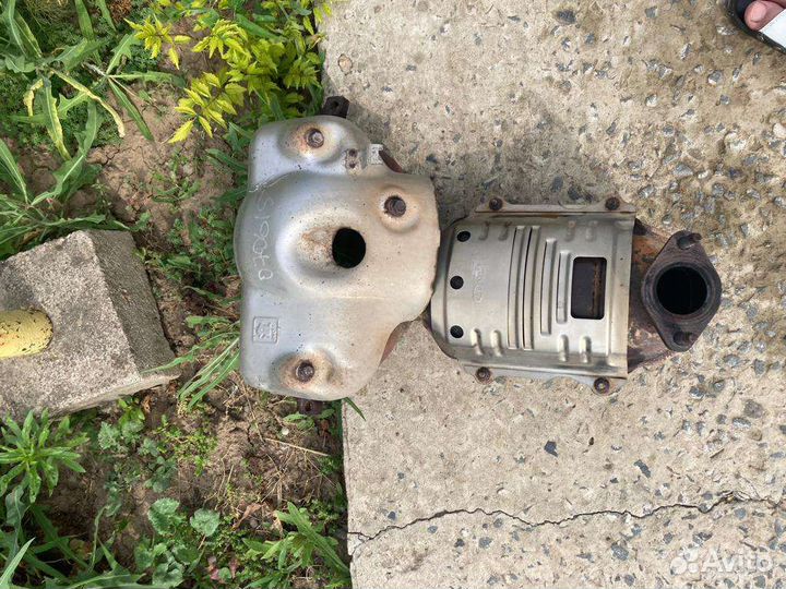 Выпускной коллектор hundai accent