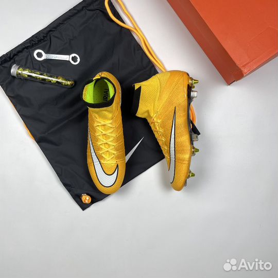 Бутсы Nike Mercurial Superfly SG-PRO Laser Orange