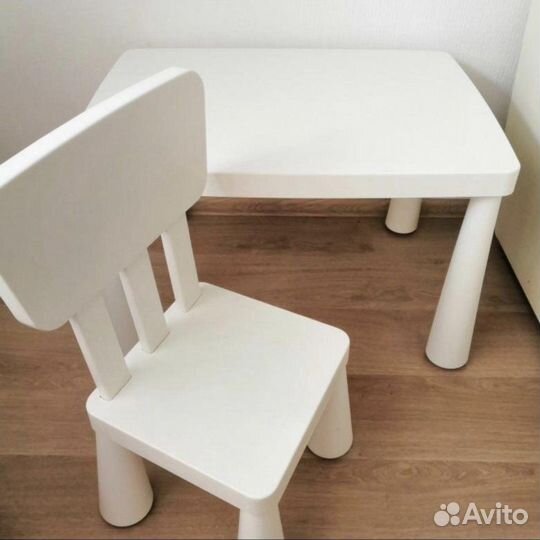 Детский стол со стулом IKEA