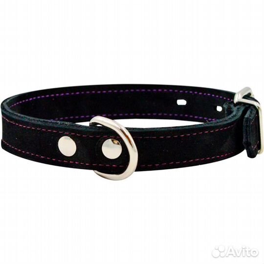 Ошейник 1123Ч Color Line черный 18 мм 30 39 см