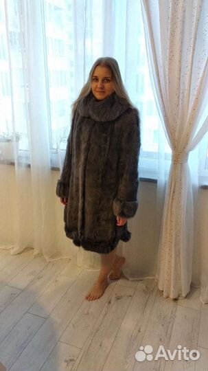 Шуба из песца