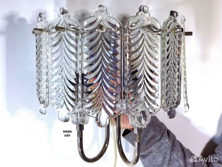 Светильник бра настенный на 2 лампы СССР