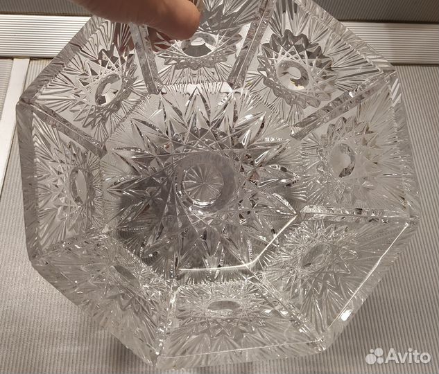 Салатница хрусталь/ваза для фруктов/конфет