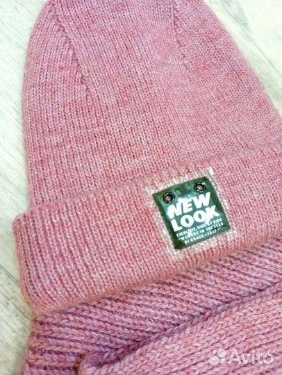 Комплект шапка и снуд женский