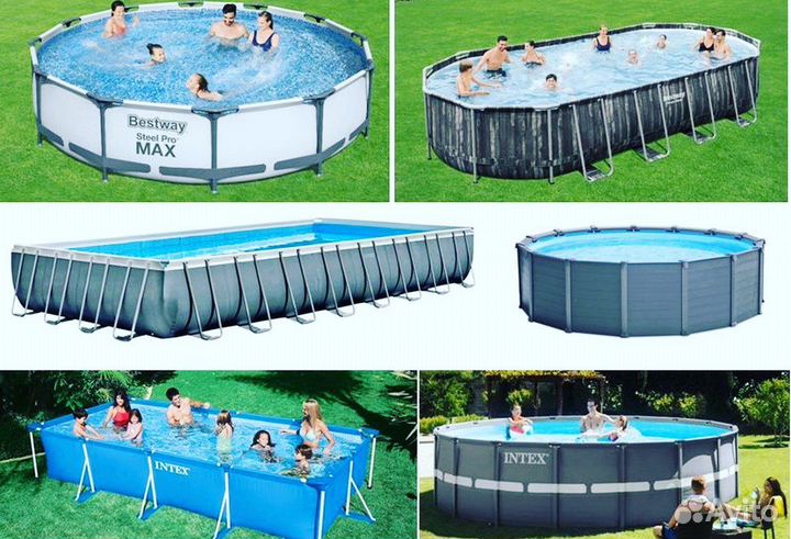 Каркасные бассейны