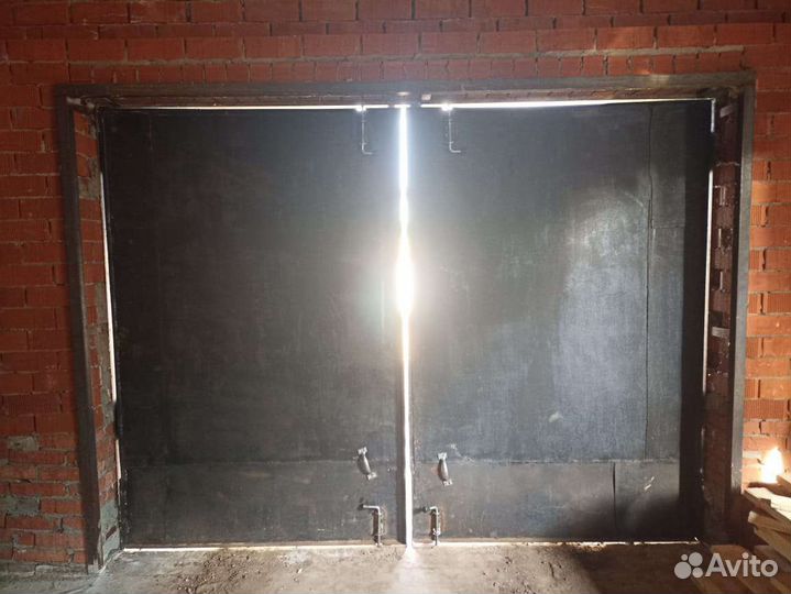Ворота гаражные металлические бу