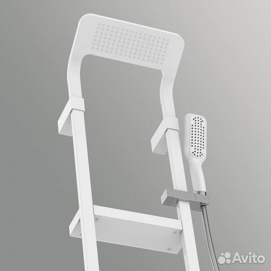 Душевая система Black & White shine white Дания