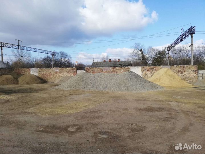 Песок щебень гпс керамзит доставка