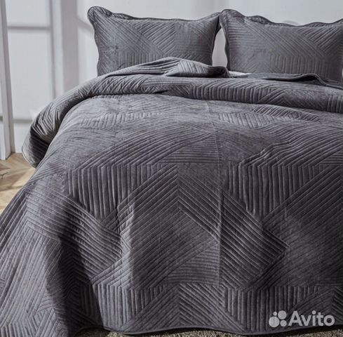 Покрывало велюр-хлопок