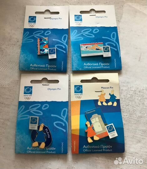 Значки Олимпиада Афины