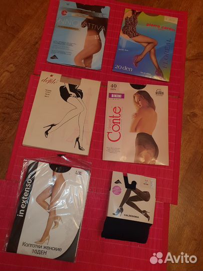 Колготки жен.все 4L,6шт