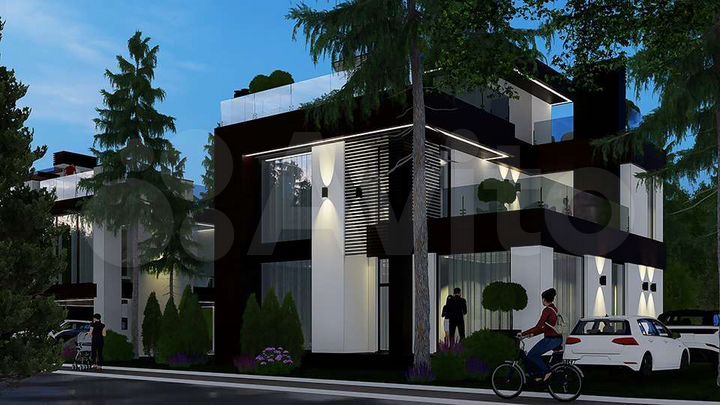 Коттедж 292,3 м² на участке 7 сот.