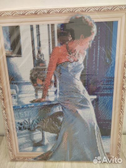 Продам алмазную мозаику на подрамнике. Размер 40х5