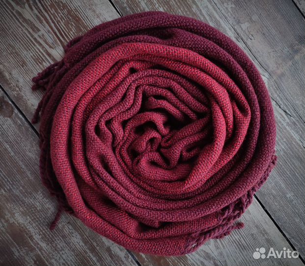 Палантин тканый 100 меринос