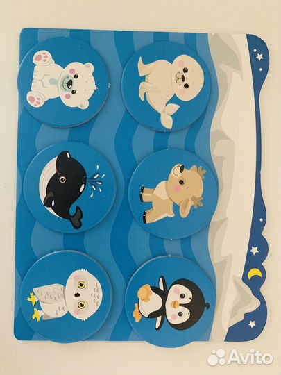 Детское лото Baby toy Обитатели земли