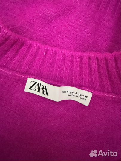 Свитер zara S с шерстью