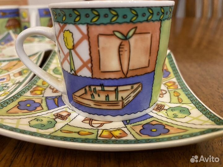 Кофейный сервиз Япония 6 пар