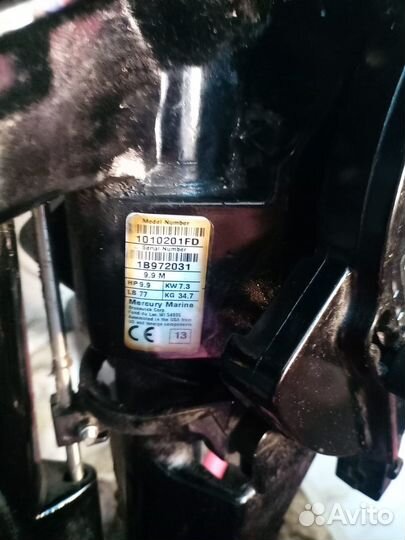 Лодочный мотор 9. 9 бу mercury США