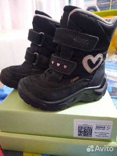 Ботинки Ecco 23 размер для девочки оригинал