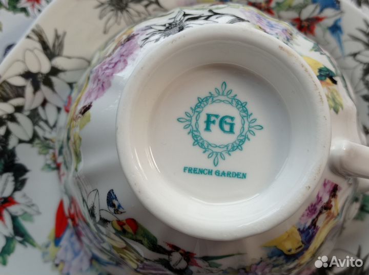 Новый Чайный сервиз Птицы 2 персоны French Garden