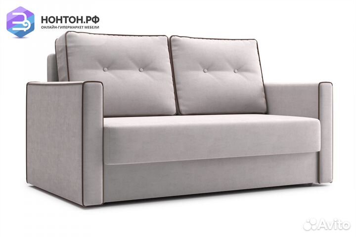 Диван еврокнижка Леон бежевый