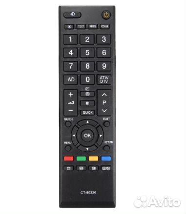 Пульт toshiba CT-90326 для тв toshiba 32RV635D