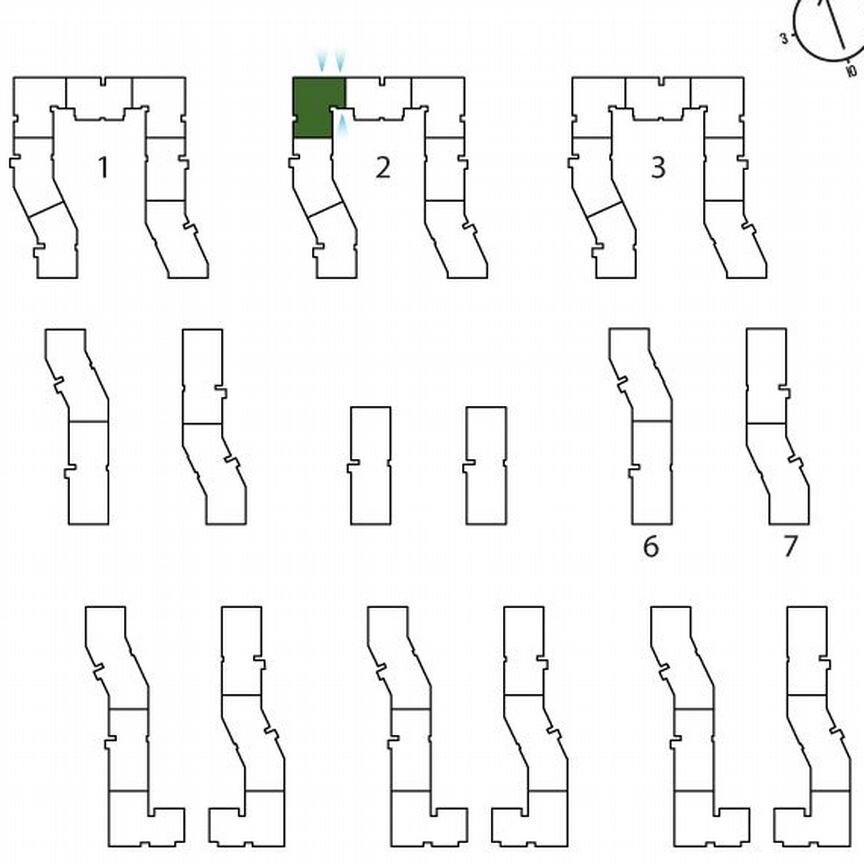 3-к. квартира, 91,7 м², 1/3 эт.